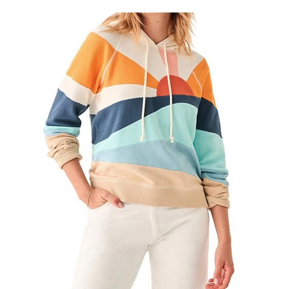 Faherty Sunset Horizon Hoodie - Multicolor
